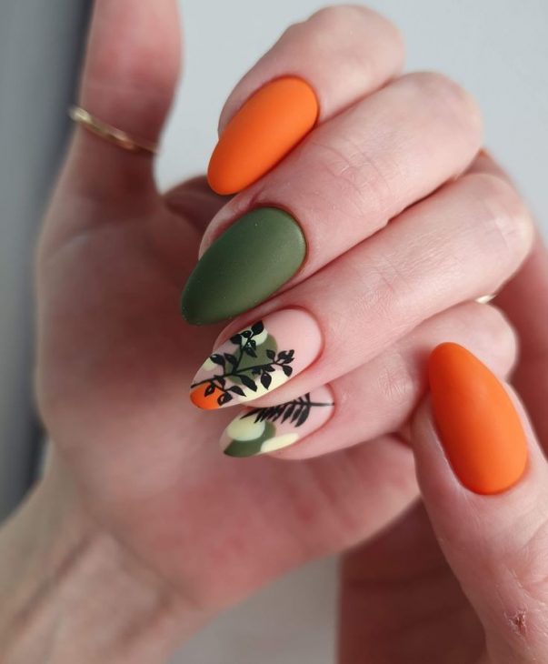 Fall Tree Nail Art Ideas for 2024: Embrace Autumn with Simple and Festive Designs