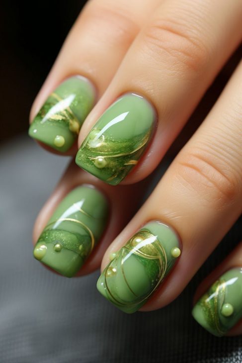 Fall Green Nails 2024: Trendy Designs to Elevate Your Autumn Look