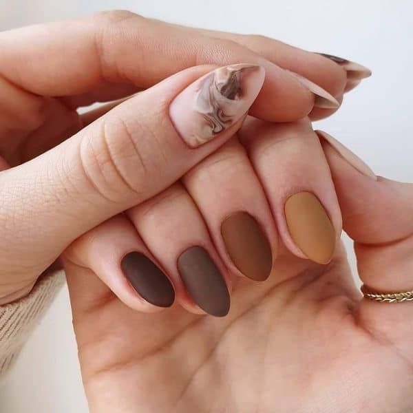 20 Stunning Fall Matte Nails Ideas for 2024: Embrace the Season's Top Trends