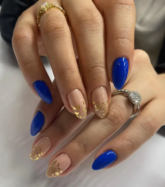 Blue Fall Nails 2024: Captivating Styles for the Season