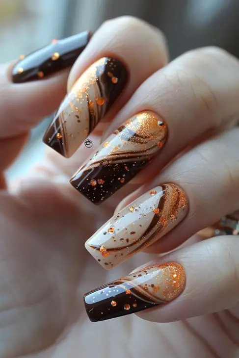 20 Fall Birthday Nail Ideas: Almond, Square, Acrylic, and Short Designs