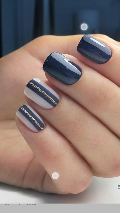 Fall Blue Nails: Stunning Designs for the Season