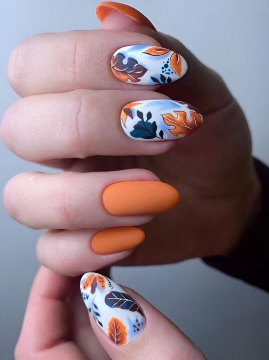 Fall Tree Nail Art Ideas for 2024: Embrace Autumn with Simple and Festive Designs