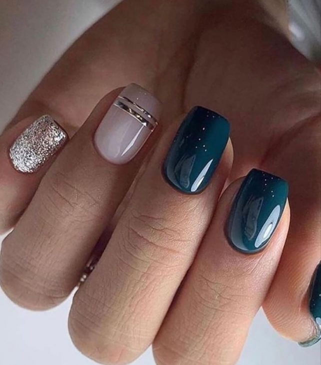 Fall Blue Nails: Stunning Designs for the Season