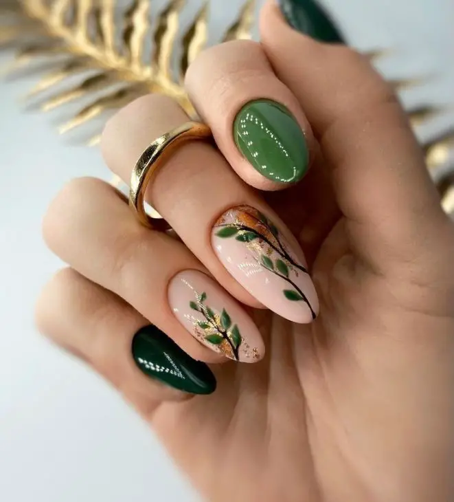 Fall Tree Nail Art Ideas for 2024: Embrace Autumn with Simple and Festive Designs