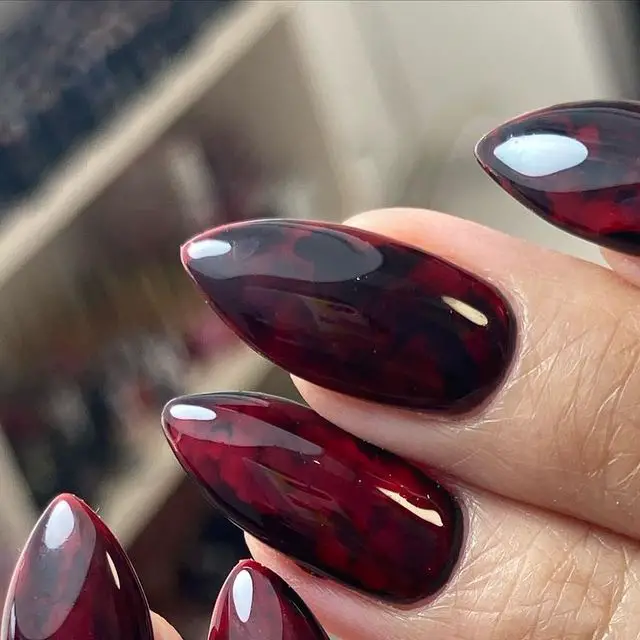 20 Stunning Burgundy Fall Nails Ideas for 2024: Embrace Autumn Elegance