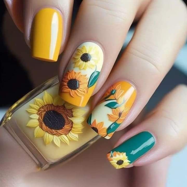 Fall Sunflower Nails: A Guide to Stunning Autumn Designs