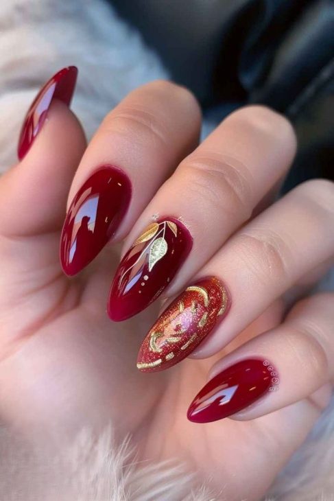 20 Stunning Fall Leaf Nail Designs for 2024: Embrace Autumn with Style