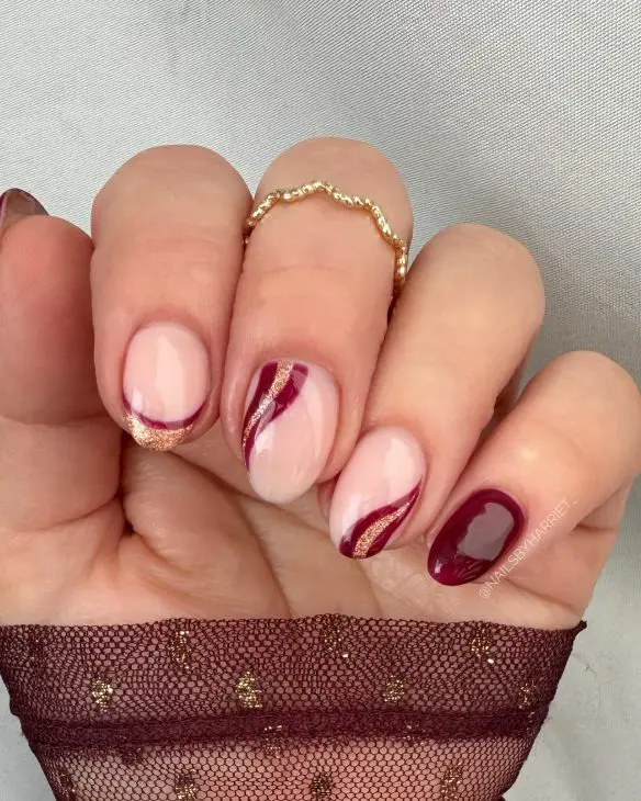 20 Stunning Burgundy Fall Nails Ideas for 2024: Embrace Autumn Elegance