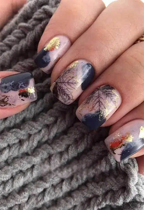 20 Autumn Nail Ideas 2024: Fall Nail Designs, Easy Fall Nail Ideas for Short Nails