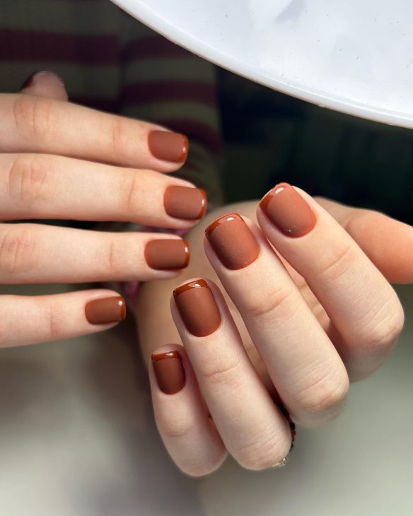 Fall French Nails 2024: Captivating Designs and 20 Ideas