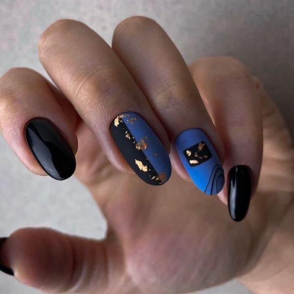 Blue Fall Nails 2024: Captivating Styles for the Season