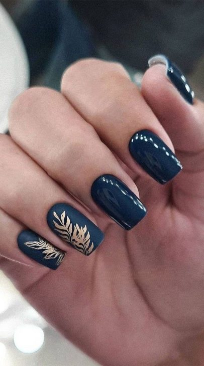 Navy Blue Fall Nails: Stunning Designs for the Season