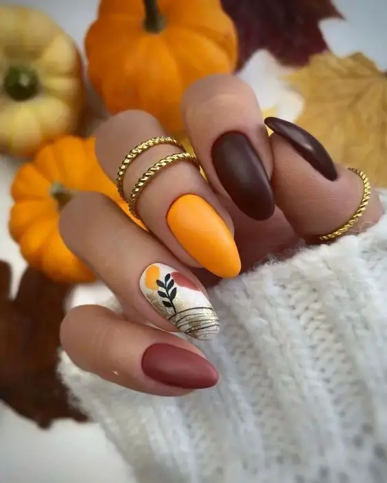 Fall Beach Nails: The Perfect Blend of Autumn and Ocean