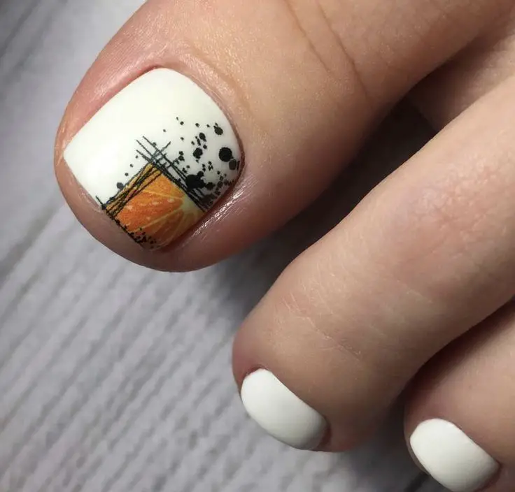 Fall Toe Nail Art: Stunning Designs and  20 Ideas