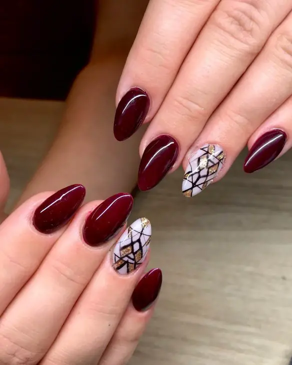 20 Stunning Burgundy Fall Nails Ideas for 2024: Embrace Autumn Elegance