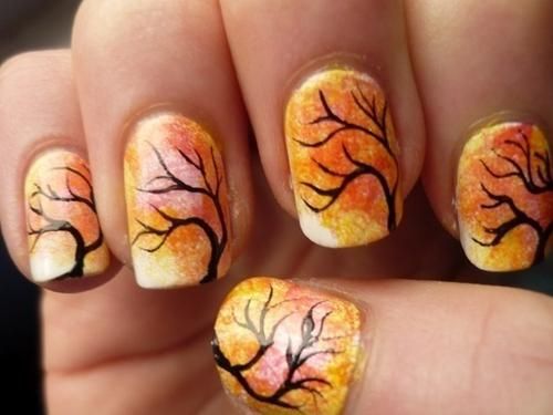 Fall Tree Nail Art Ideas for 2024: Embrace Autumn with Simple and Festive Designs