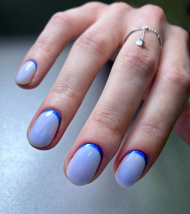 Fall Blue Nails: Stunning Designs for the Season