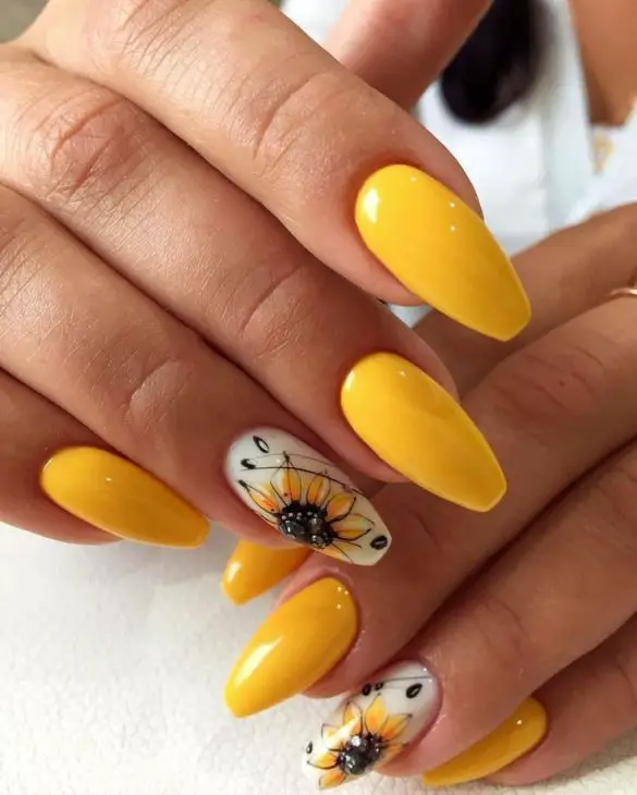 Fall Sunflower Nails: A Guide to Stunning Autumn Designs