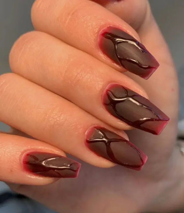 20 Stunning Autumn Fall Acrylic Nail Ideas for 2024: Simple, Short, and Classy Designs