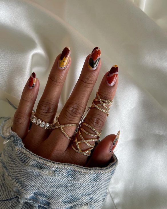 Fall Nail Ideas for Dark Skin: Trendy and Cute Designs