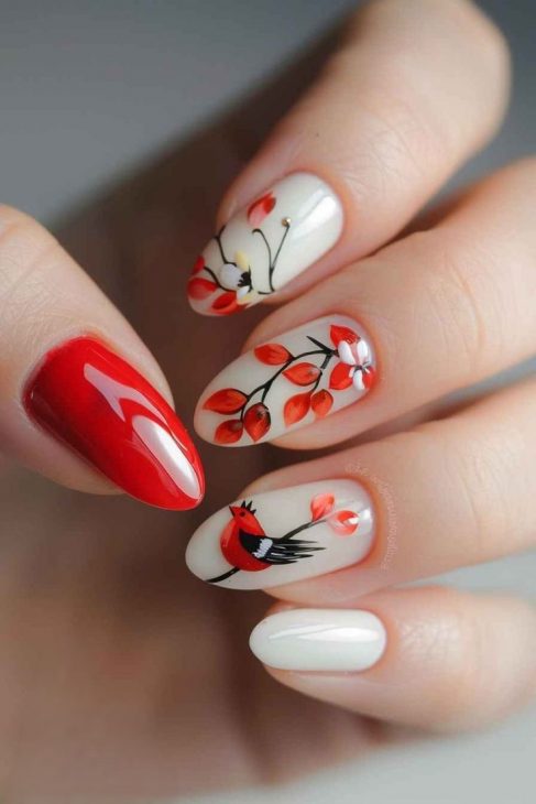 20 Stunning Fall Leaf Nail Designs for 2024: Embrace Autumn with Style