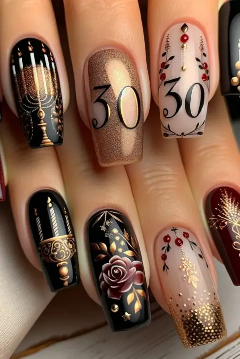 20 Fall Birthday Nail Ideas: Almond, Square, Acrylic, and Short Designs