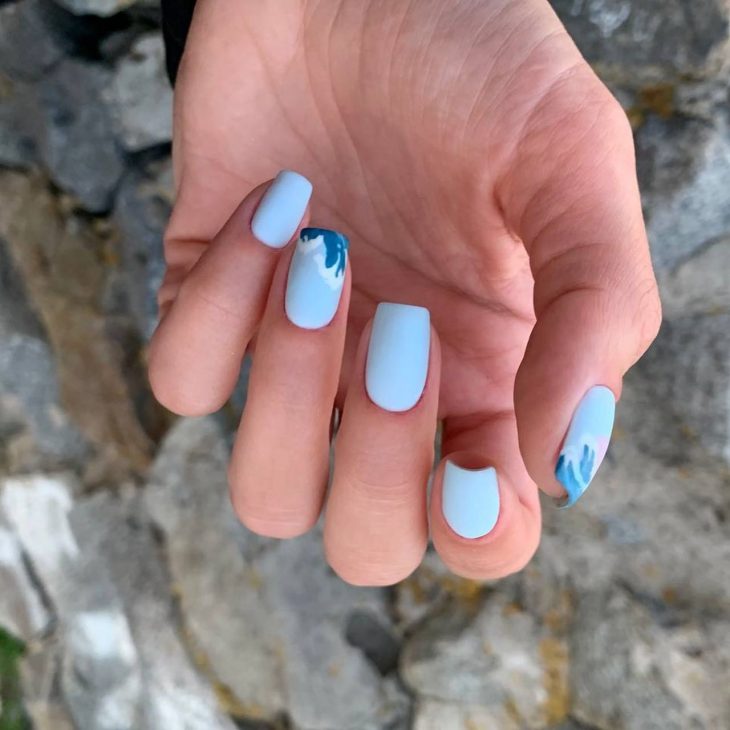 Fall Blue Nails: Stunning Designs for the Season