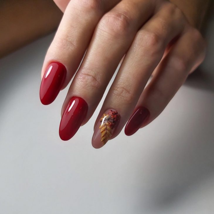 20 Stunning Fall Nails Almond Shape Ideas for 2024: Designs, Short, Long, and French Tips