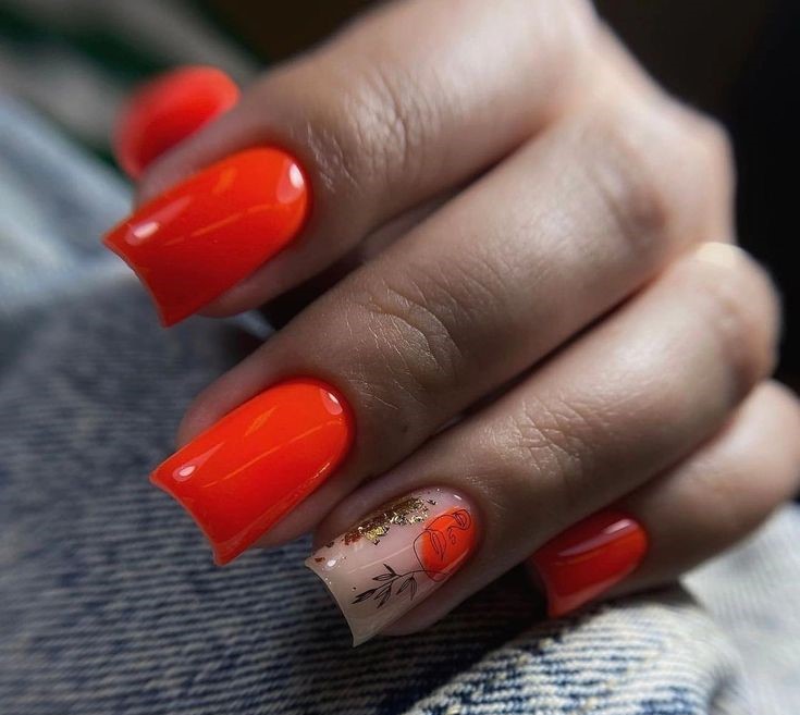 Orange Fall Nails 2024: Bold Ideas for the Season