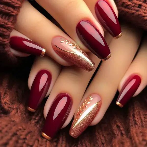 20 Stunning Burgundy Fall Nails Ideas for 2024: Embrace Autumn Elegance