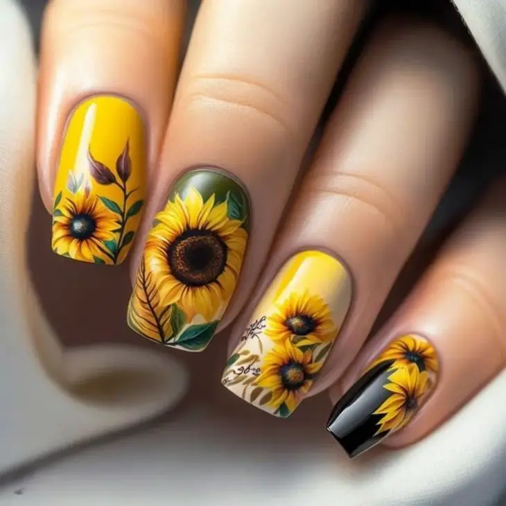 Fall Sunflower Nails: A Guide to Stunning Autumn Designs