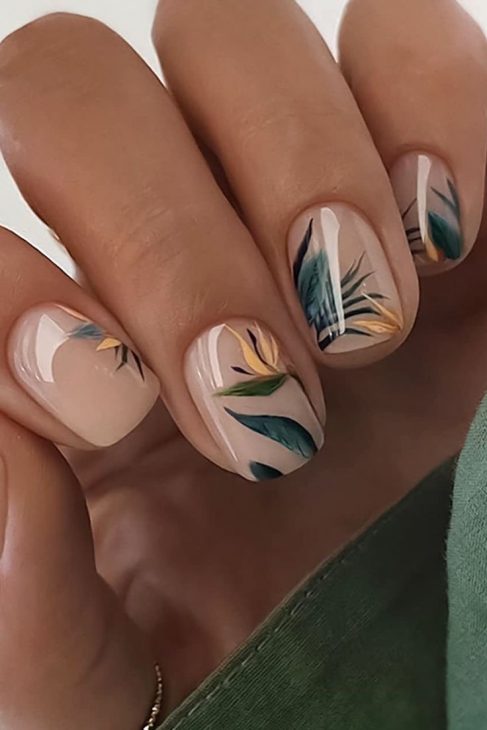 Fall Beach Nails: The Perfect Blend of Autumn and Ocean