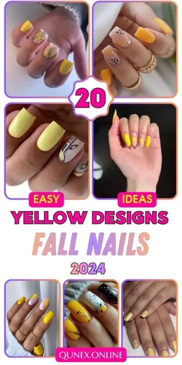 Yellow Fall Nails: A Guide to Trendy and Chic Nail Designs for the Season