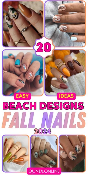 Fall Beach Nails: The Perfect Blend of Autumn and Ocean