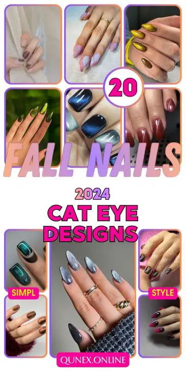 Fall Cat Eye Nails: Captivating Designs for the Season