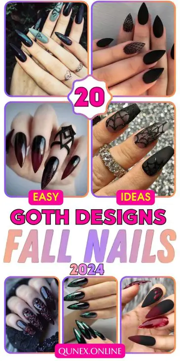 Goth Fall Nails: Embrace the Dark Elegance