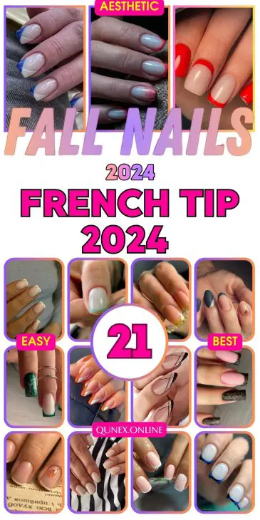 21 Trendy Fall French Tip Nail Designs for 2024: From Classic to Modern Styles