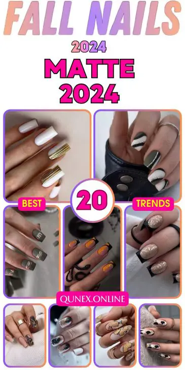 20 Stunning Fall Matte Nails Ideas for 2024: Embrace the Season's Top Trends