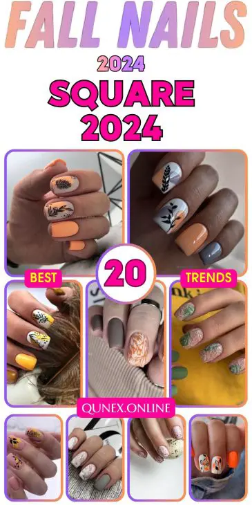 Fall Nails Square 2024: Exploring Trendy Designs for the Season