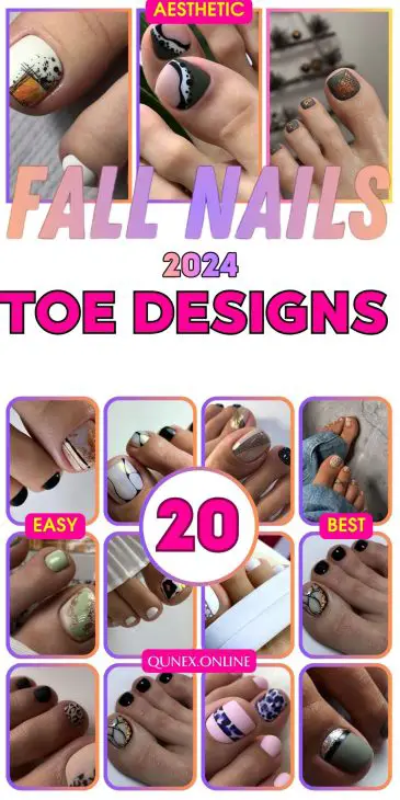 Fall Toe Nail Art: Stunning Designs and  20 Ideas