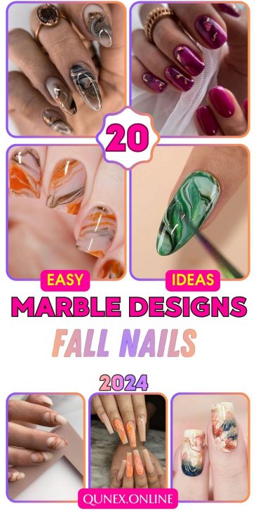 Fall Marble Nails: Stunning Designs to Embrace the Season