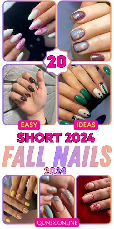 20 Ideas Short Fall Nails 2024: Trendy Ideas and Designs