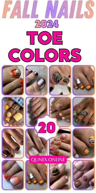 20 Stunning Fall Toe Nail Colors for 2024: Best Autumn Pedicure Ideas and Trends