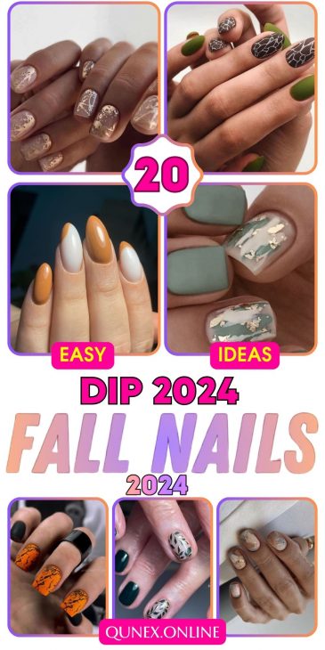 Fall Dip Nails 2024: Trendy and Timeless Manicure Ideas