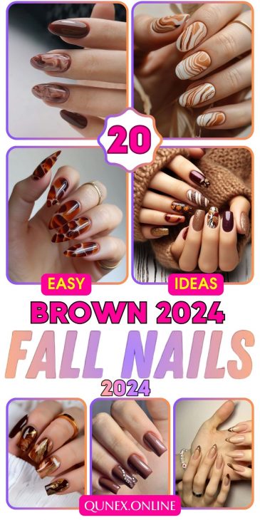 Brown Fall Nails 2024: Trendy Designs to Inspire Your Autumn Look