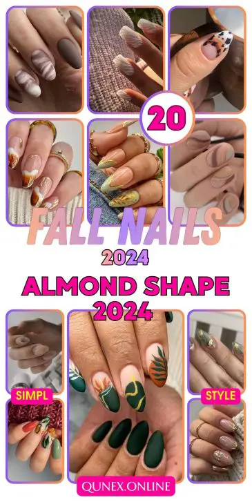 Almond Shape Fall Nails 2024: A Stunning Collection of Ideas and Designs