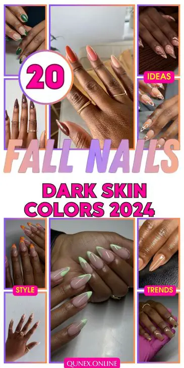 Fall Nail Colors for Dark Skin 2024: A Guide to Chic and Stunning Looks