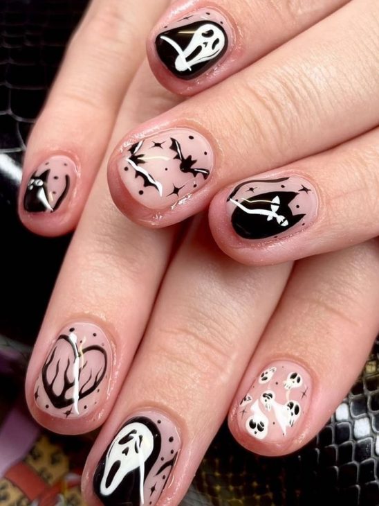 Spooky Chic: Halloween Short Nails That Steal the Show