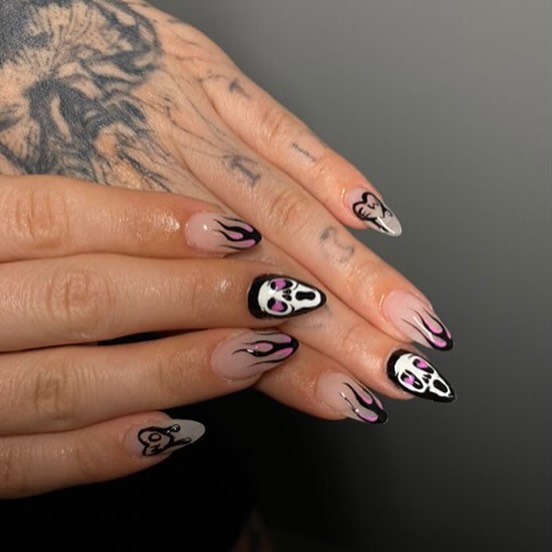 20 Ghostface Nail Ideas for Halloween: Cute, Simple, and Spooky Designs to Try